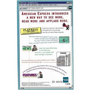 American Express Credit Card Advertisement 2000s Print Ad